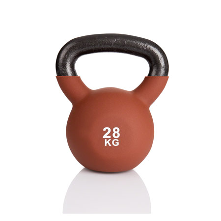 Kettlebell, 28 kg, braun