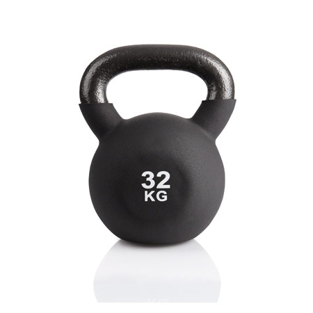 Kettlebell, 32 kg, schwarz