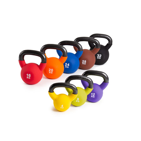 Kettlebells 4-32 kg, 8er Set