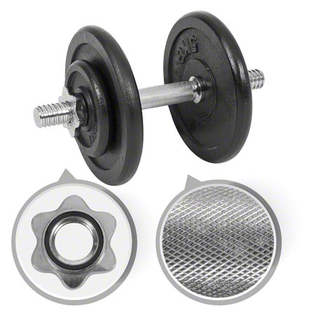 Kurzhantel-Set, 15 kg, 7-tlg.