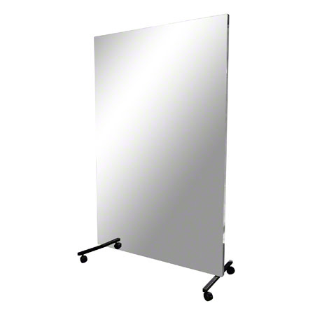 Leichtspiegel, B x H 100 x 175 cm, fahrbar und schwenkbar