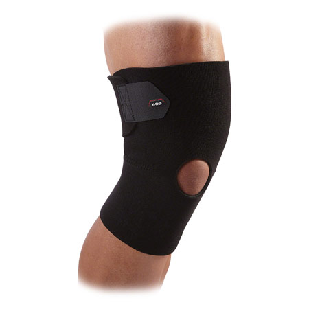 McDavid Kniebandage mit Patellaöffnung aus Neopren, One Size