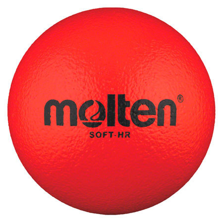 Molten Schaumstoffball Soft-HR beschichtet, ø 16 cm, rot