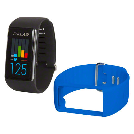 POLAR A360 Activity Tracker, Gre L, schwarz, inkl. Wechselarmband