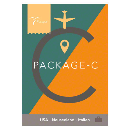 Passport Virtual Active - USB Stick, Pack C (USA, Neuseeland, Italien)