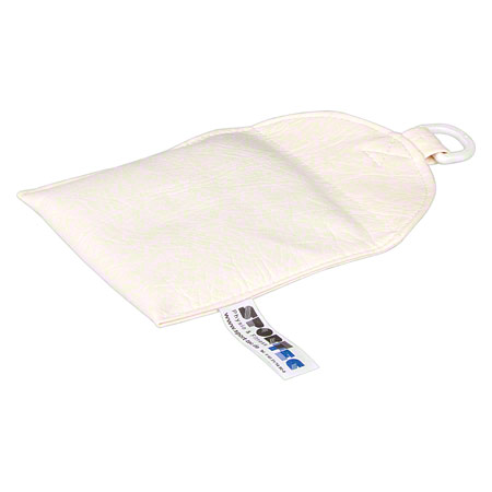 Sandsack mit Ring, 16x15 cm, 0,5 kg, weiß