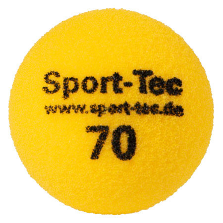 Schaumstoffball unbeschichtet, Ø 7 cm, gelb