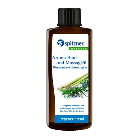 Spitzner Aroma Haut- und Massageöl Rosmarin-Zitronengras, 190 ml