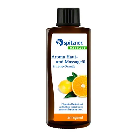 Spitzner Aroma Haut- und Massageöl Zitrone-Orange, 190 ml