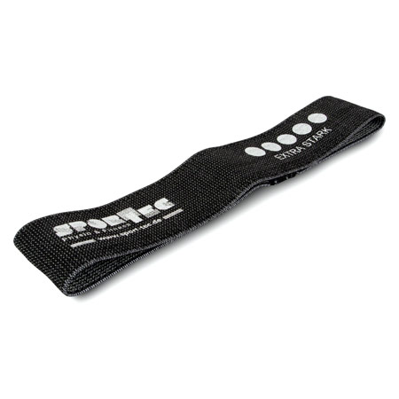Sport-Tec Fitness-Loop aus Textil, 32x5,8 cm, extra stark, schwarz