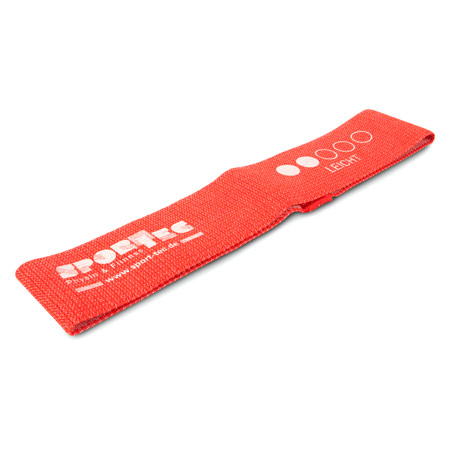 Sport-Tec Fitness-Loop aus Textil, 32x5,8 cm, leicht, rot