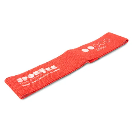 Sport-Tec Fitness-Loop aus Textil, 32x5,8 cm, leicht, rot