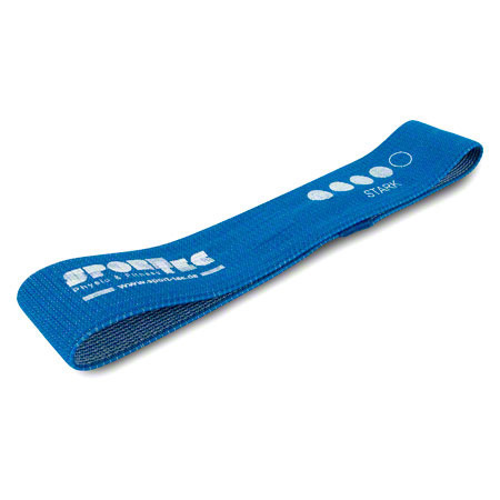 Sport-Tec Fitness-Loop aus Textil, LxB 32x5,8 cm, stark, blau