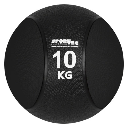 Sport-Tec Medizinball ø 28 cm, 10 kg, schwarz