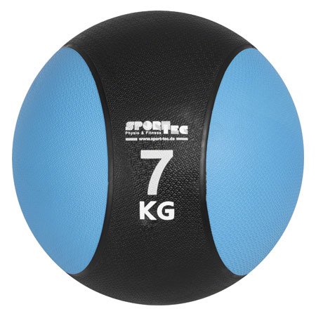 Sport-Tec Medizinball ø 28 cm, 7 kg, hellblau