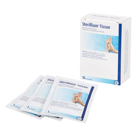 Sterillium Hände-Desinfektionstücher Tissue, 10 Stück