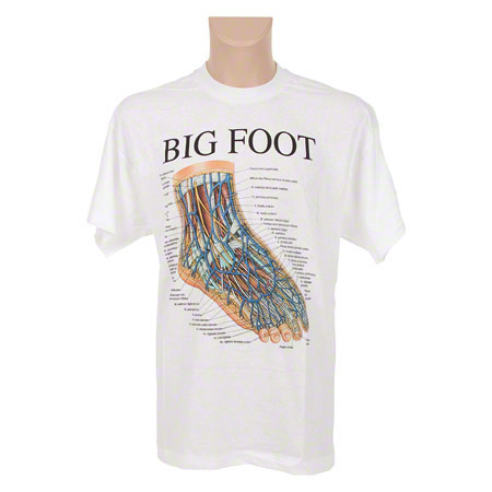 T-Shirt Fuß, Gr. XXL