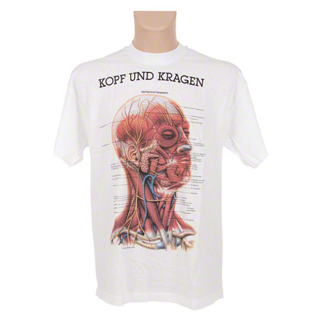 T-Shirt Kopf & Kragen, Gr. XL
