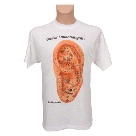 T-Shirt Ohrakupunktur, Gr. XL