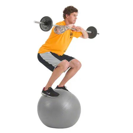 TOGU Gymnastikball Powerball Challenge ABS,  55-65 cm, silber-grau