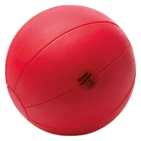 TOGU Medizinball aus Ruton,  21 cm, 1 kg, rot