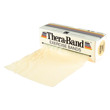 Thera-Band, 5,50 m x 12,8 cm, extra leicht, beige