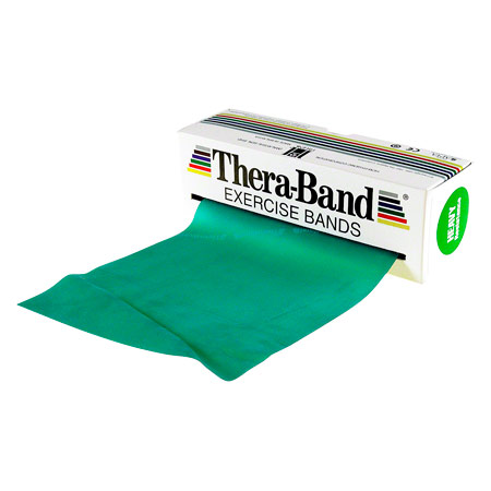 Thera-Band, 5,50 m x 12,8 cm, stark, grün