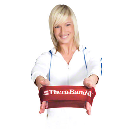 Thera-Band Loop, Ø 20 cm, 7,6x30,5 cm, mittel, rot