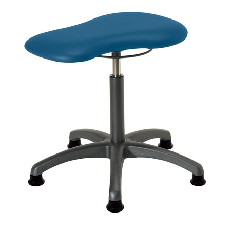 Therapiehocker mit Polster, Standard mit Gleitern