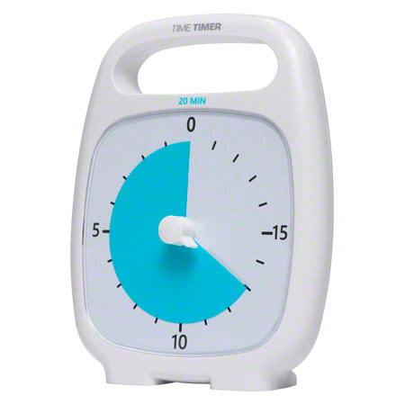 Time Timer Plus Tischuhr mit akustischem Signal, 20 Min., 14x18 cm