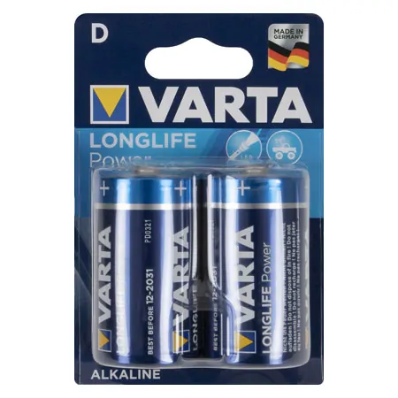 VARTA D Mono Longlife Power LR20 Batterie 1,5V, 2 Stck