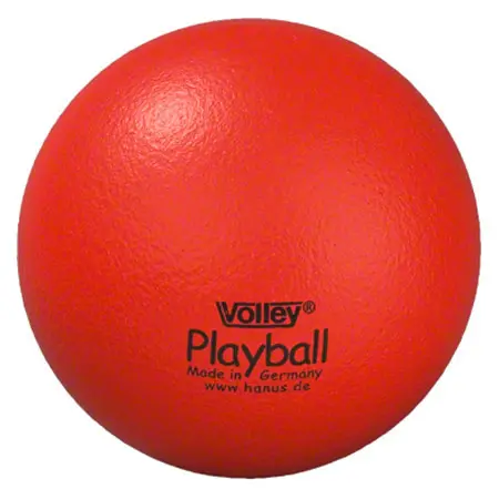VOLLEY Schaumstoffball mit Elefantenhaut,  16 cm, rot