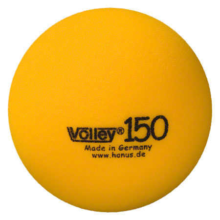 VOLLEY Schaumstoffball unbeschichtet,  15 cm, gelb