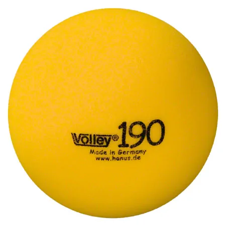 VOLLEY Schaumstoffball unbeschichtet,  19 cm, gelb