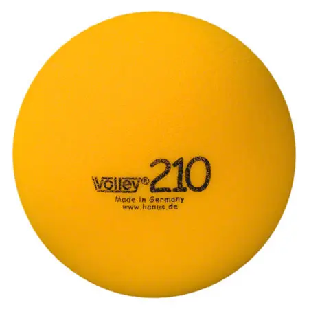 VOLLEY Schaumstoffball unbeschichtet,  21 cm, gelb
