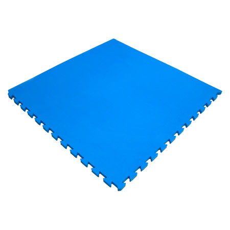 Vario-Top Gymnastikmatte, LxBxH 100x100x2,5 cm, blau