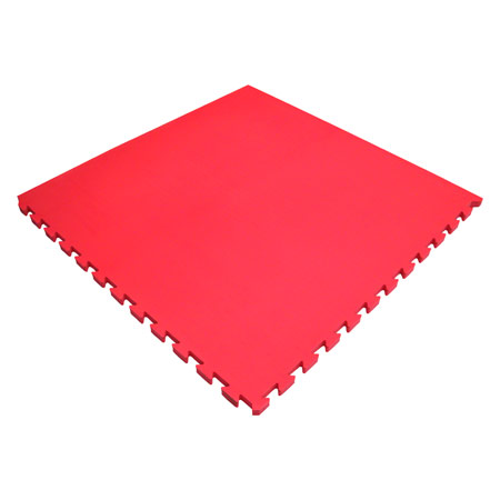 Vario-Top Gymnastikmatte, LxBxH 100x100x2,5 cm, rot