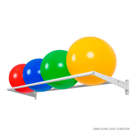 125 cm 4-tlg. Wandhalterung Basismodul mit 2 Auflagestäben