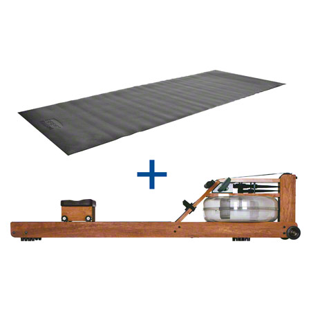 WaterRower Rudergert Kirsche, inkl. S4 Monitor und Bodenschutzmatte, Set 2-tlg.