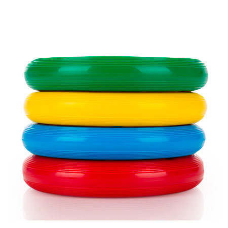 Wurf- und Tennisringe 18 cm, 4er Set