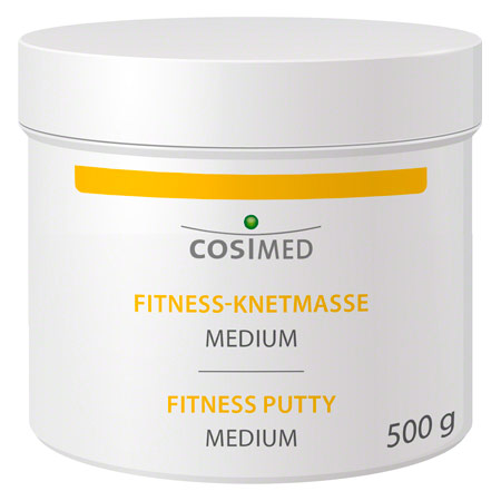 cosiMed Fitness-Knetmasse medium, 500 g, gelb