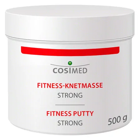 cosiMed Fitness-Knetmasse strong, 500 g, rot
