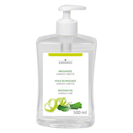 cosiMed Massagel Ginkgo-Limette mit Druckspender, 500 ml