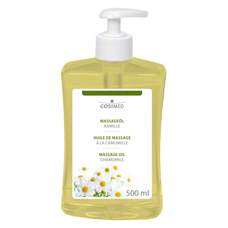cosiMed Massageöl Kamille mit Druckspender, 500 ml