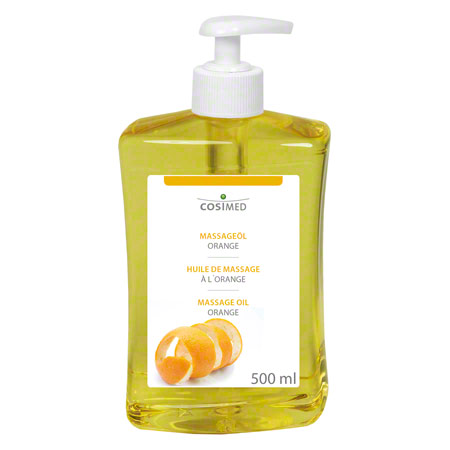 cosiMed Massageöl Orange mit Druckspender, 500 ml