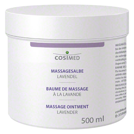 cosiMed Massagesalbe mit Lavendelduft, 500 ml