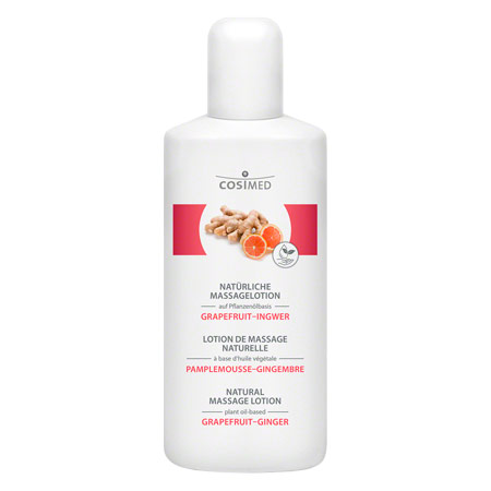 cosiMed Natürliche Massagelotion Grapefruit-Ingwer, 250 ml